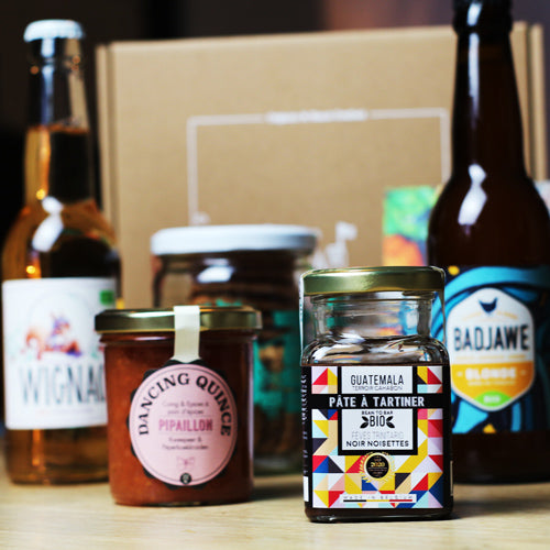 Coffret cadeau d’entreprise personnalisable avec produits artisanaux belges