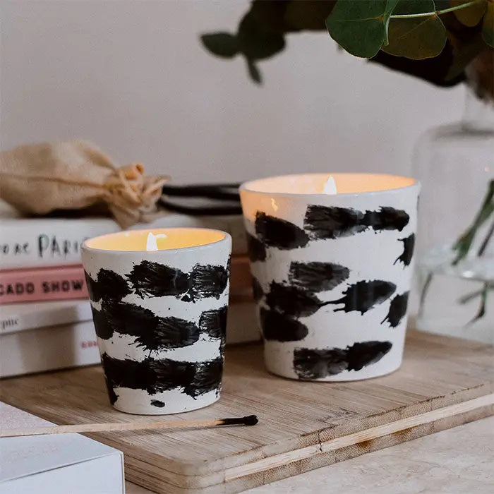 Bougie artisanale senteur Edelweiss, inspirée des montagnes alpines