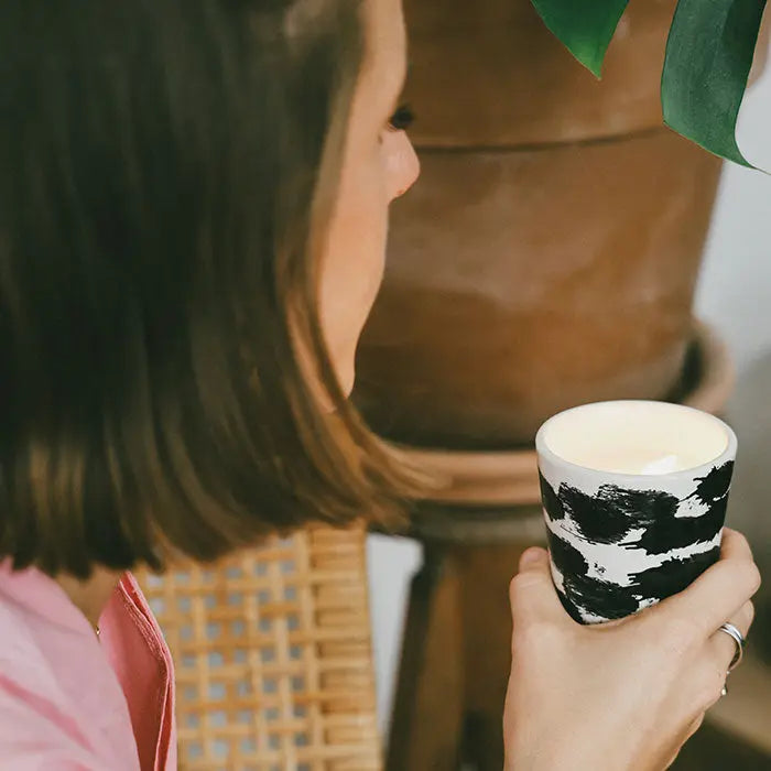 Bougie écologique parfum Edelweiss, une fragrance pure et apaisante