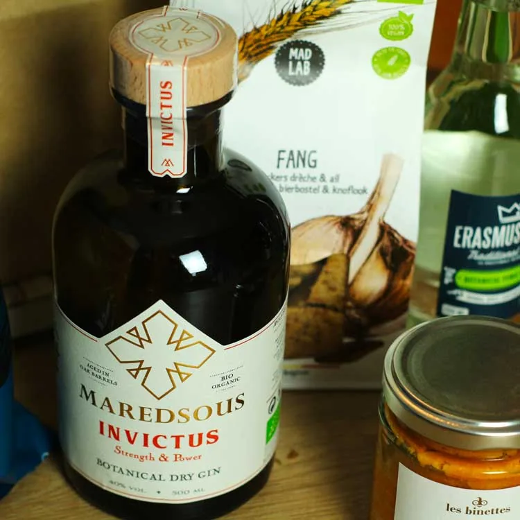 Coffret cadeau haut de gamme avec des produits belges naturels et raffinés